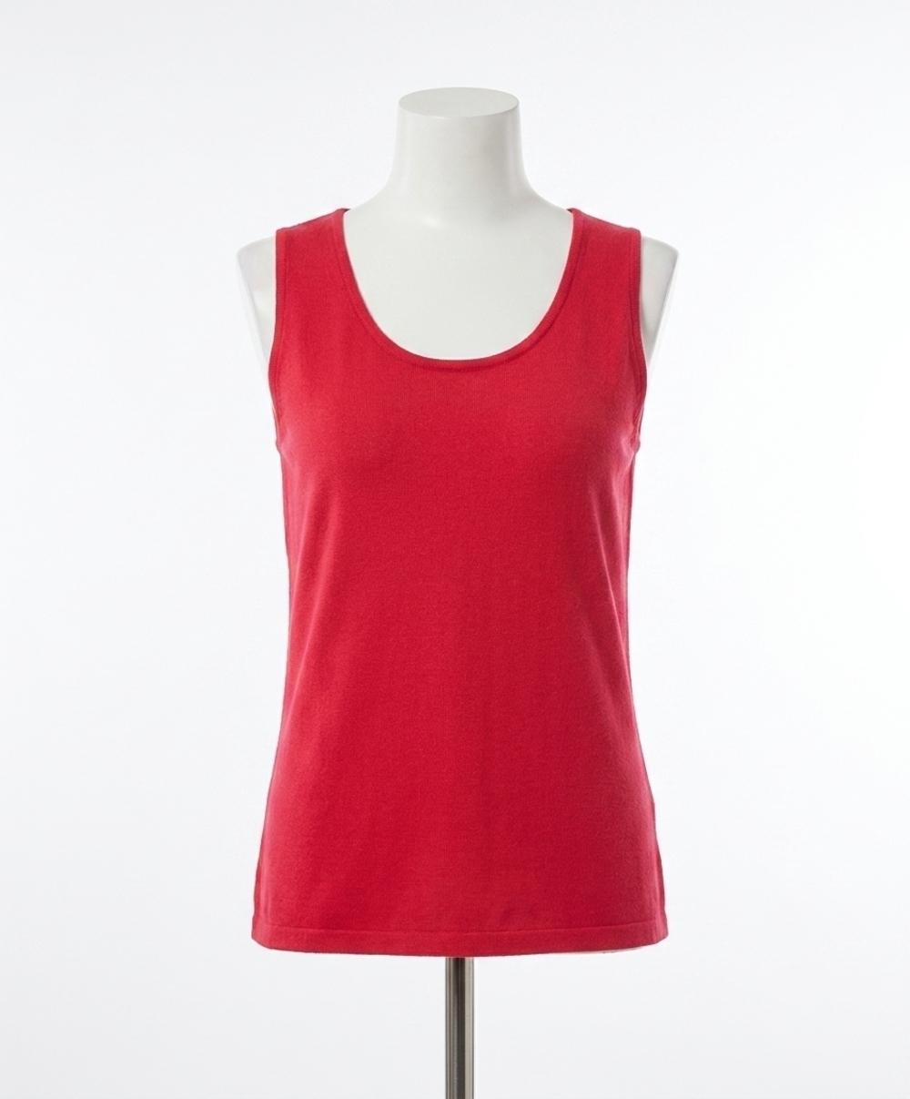 NEW FRENCH KYSS bra-friendly knit tank in rose
